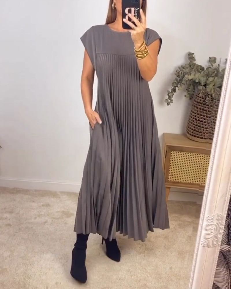 Robe plissée sans manches Amada™