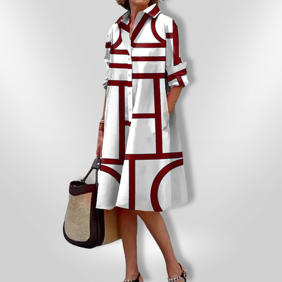 LENSÉE - ROBE MIDI AVEC POCHES DU QUOTIDIEN