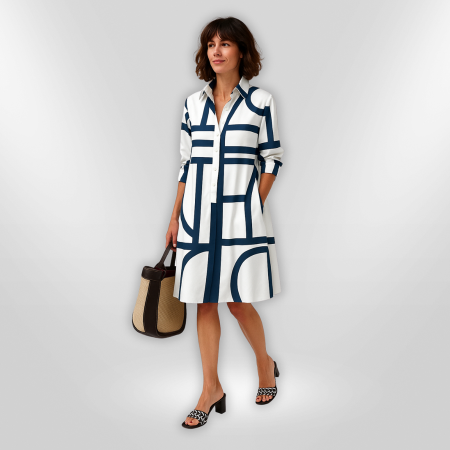 LENSÉE - ROBE MIDI AVEC POCHES DU QUOTIDIEN