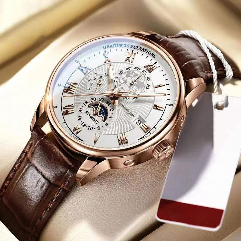 Montre à quartz légère haut de gamme tendance