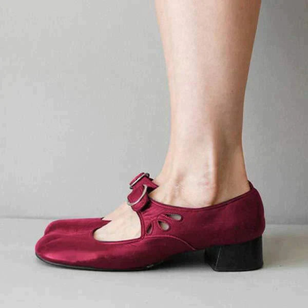 SHELLEY – CHAUSSURES ORTHOPÉDIQUES EN CUIR AVEC BOUCLE