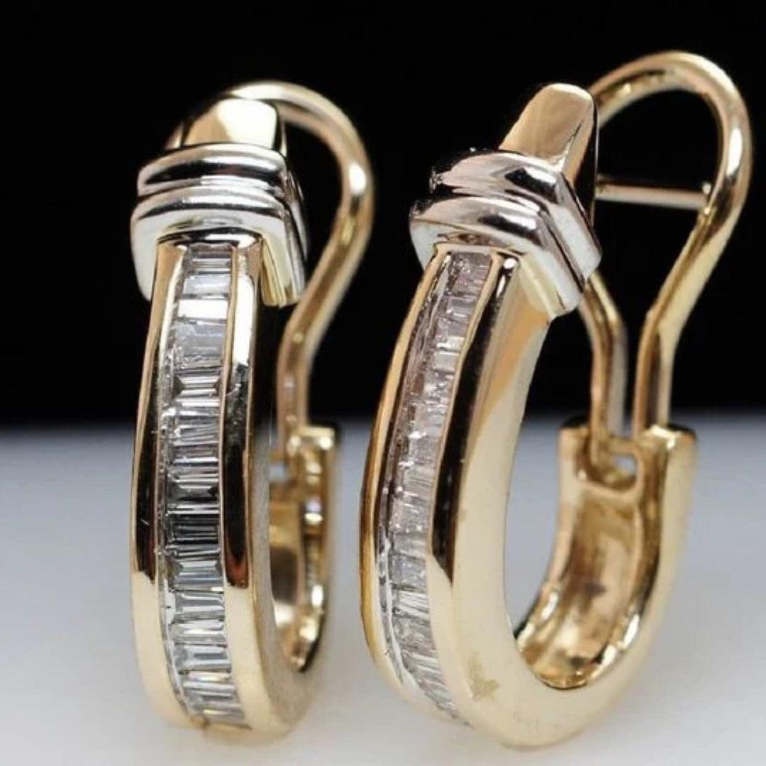 Boucles d'oreilles diamant vintage Valera