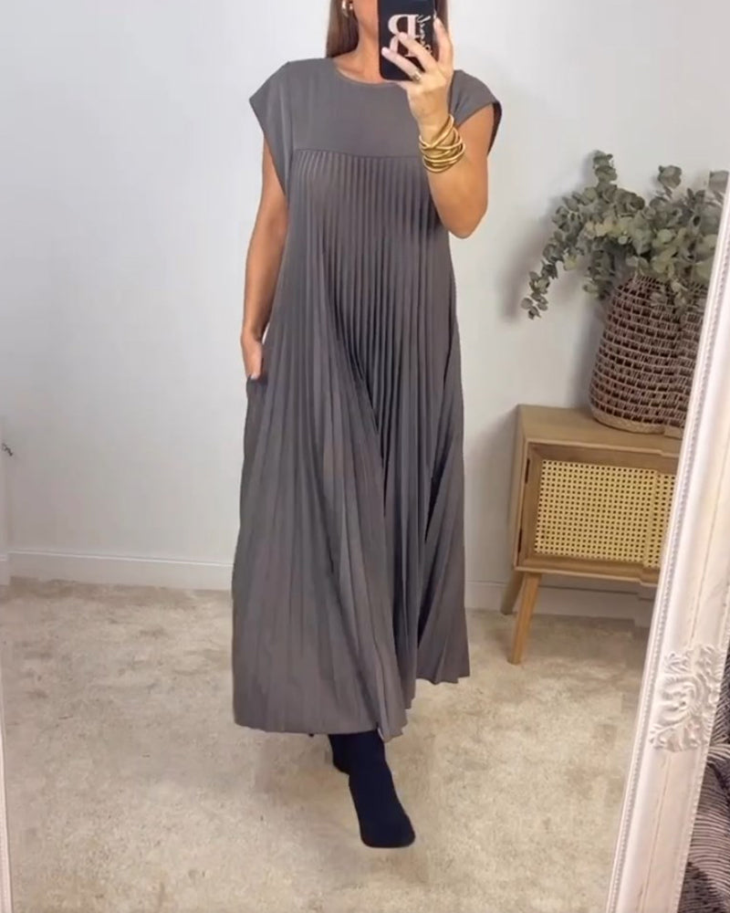 Robe plissée sans manches Amada™