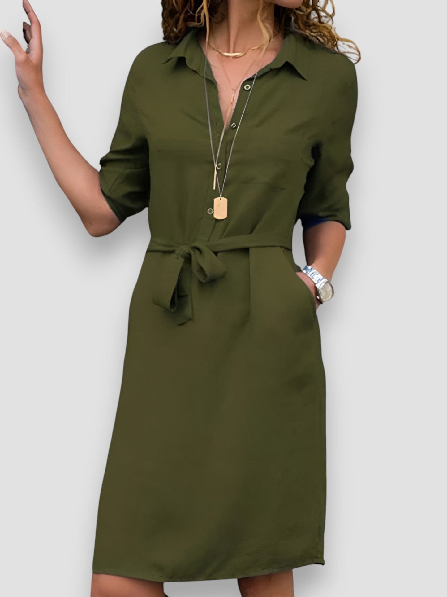 Rosalda | Robe avec boutons