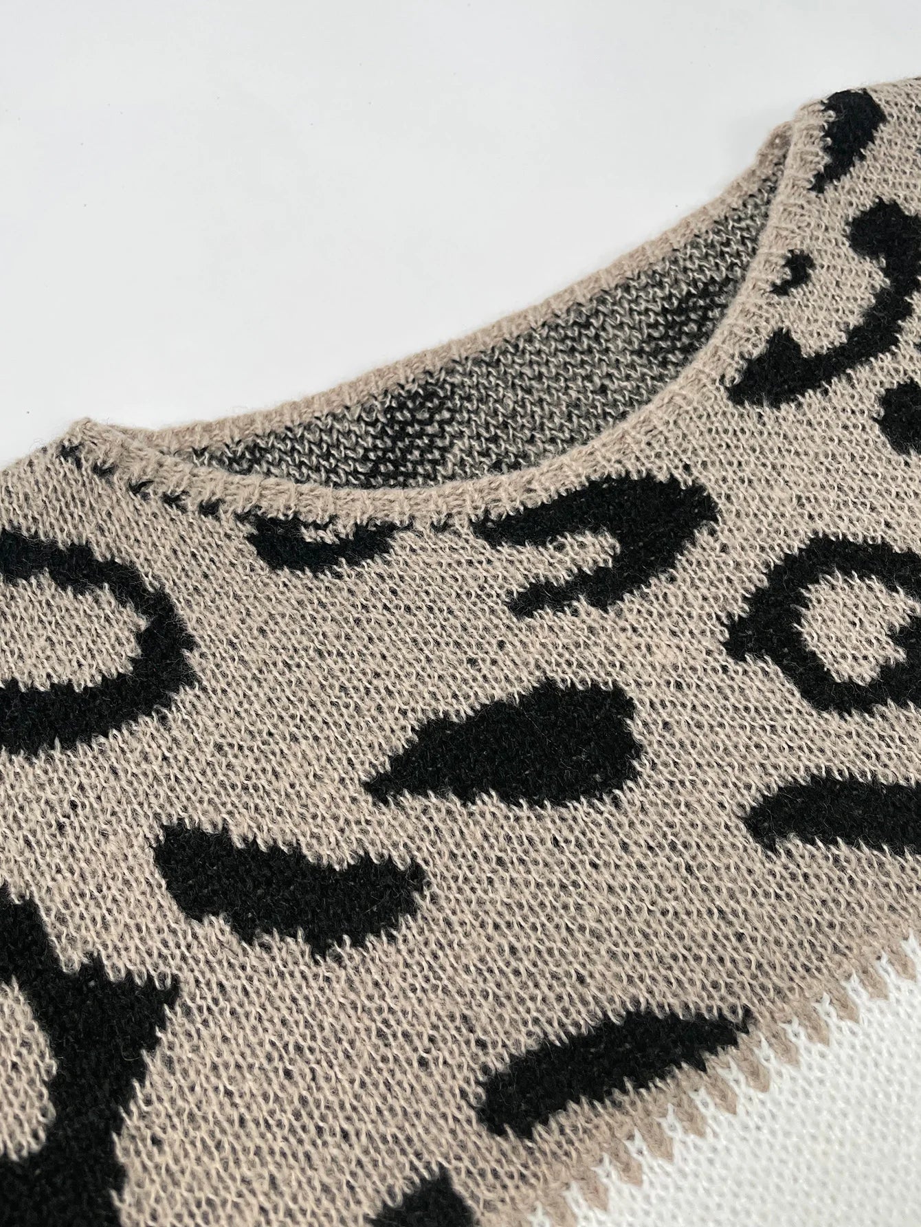 Sophie | Pull motif léopard