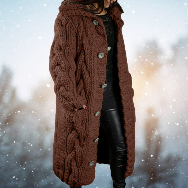 Sophie | Cardigan long en tricot