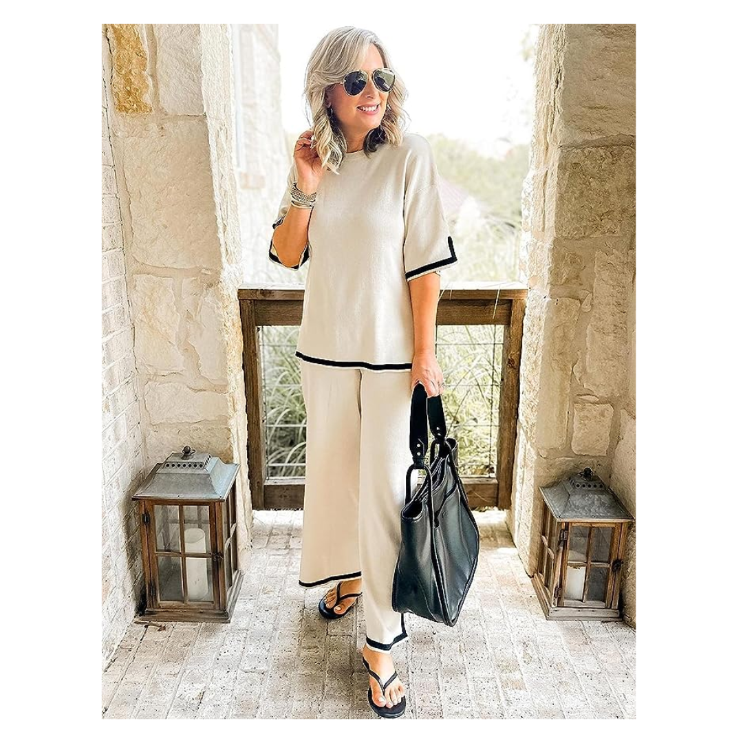 MAËLLE – ENSEMBLE ASSORTI INSPIRÉ DE LA MODE CORÉENNE, SOUPLE ET LÉGER