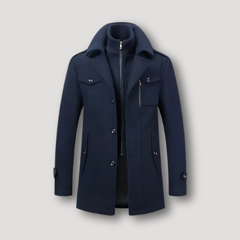 LEIGHTON - STYLE MILITAIRE MANTEAU D’HIVER