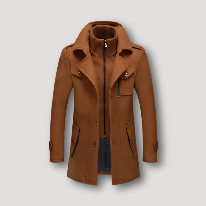 LEIGHTON - STYLE MILITAIRE MANTEAU D’HIVER