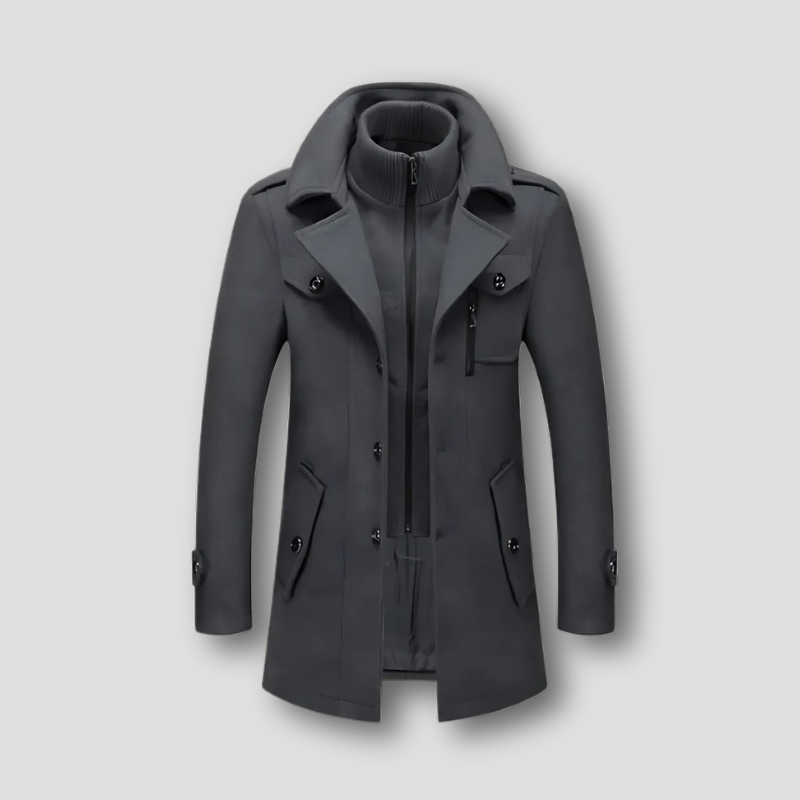 LEIGHTON - STYLE MILITAIRE MANTEAU D’HIVER