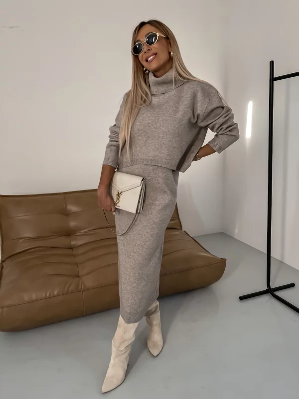 Nadia - Ensemble Tricoté Automne/Hiver Femme