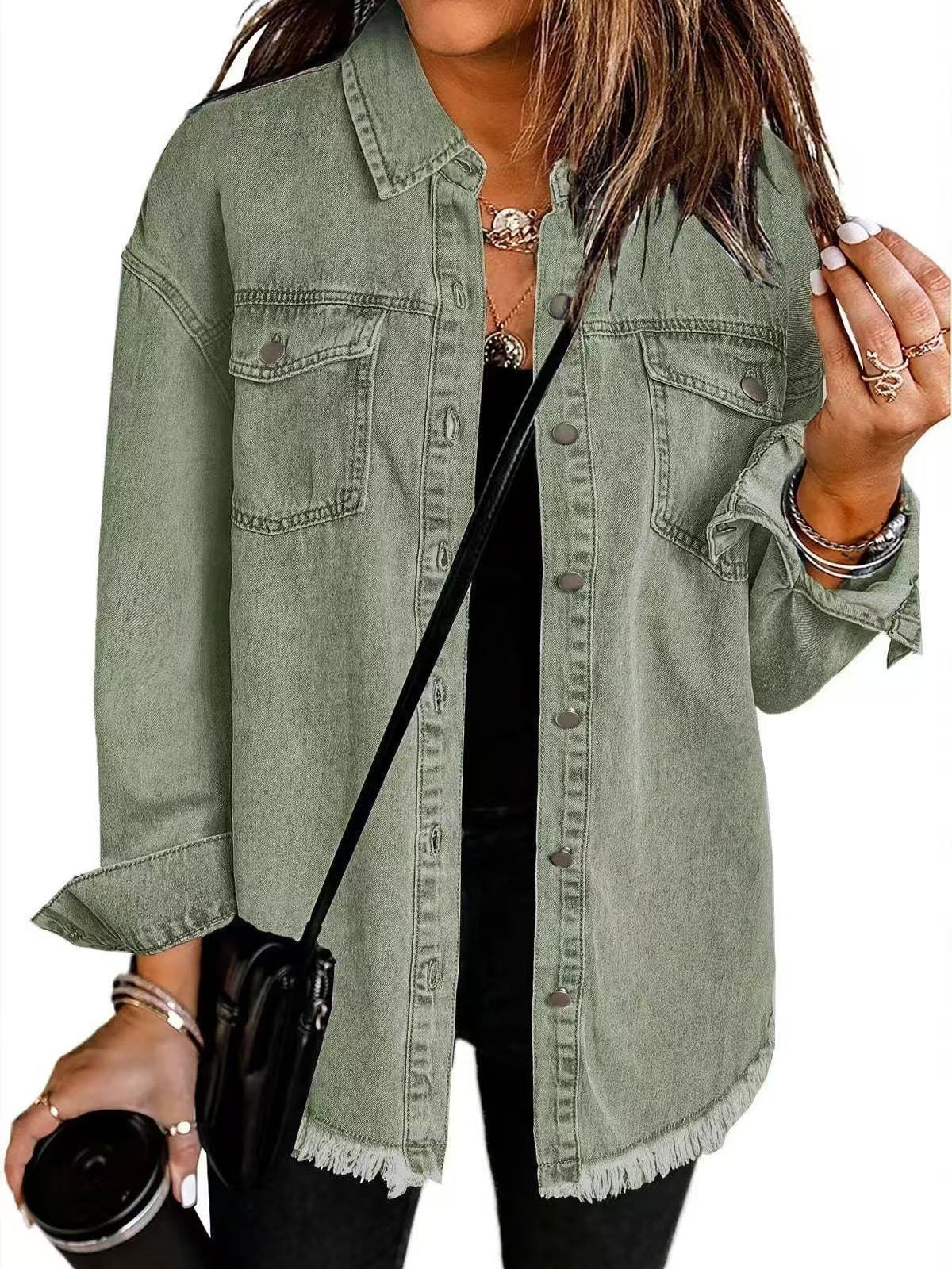 RHIA - VESTE EN JEAN DÉCONTRACTÉE SIGNATURE