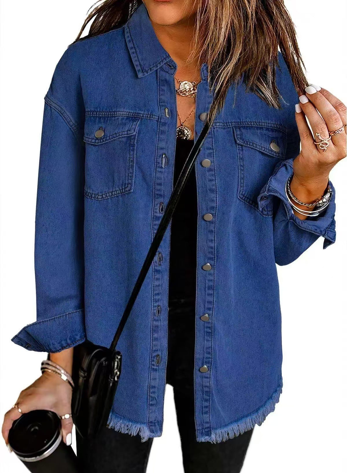 RHIA - VESTE EN JEAN DÉCONTRACTÉE SIGNATURE