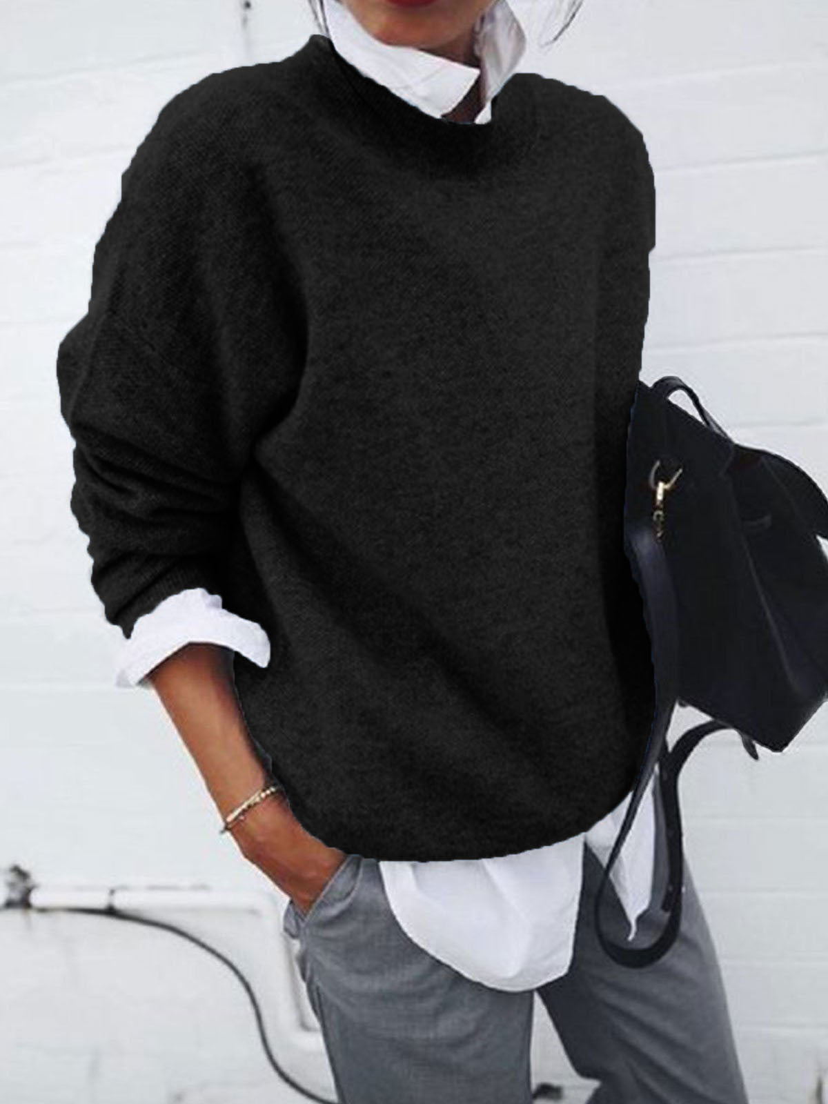 Émilie | Pull doux deux pièces