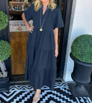 ÉTÉ - ROBE MAXI FLUIDE ÉLÉGANTE