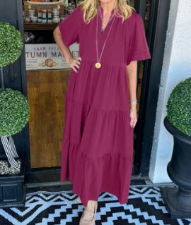 ÉTÉ - ROBE MAXI FLUIDE ÉLÉGANTE