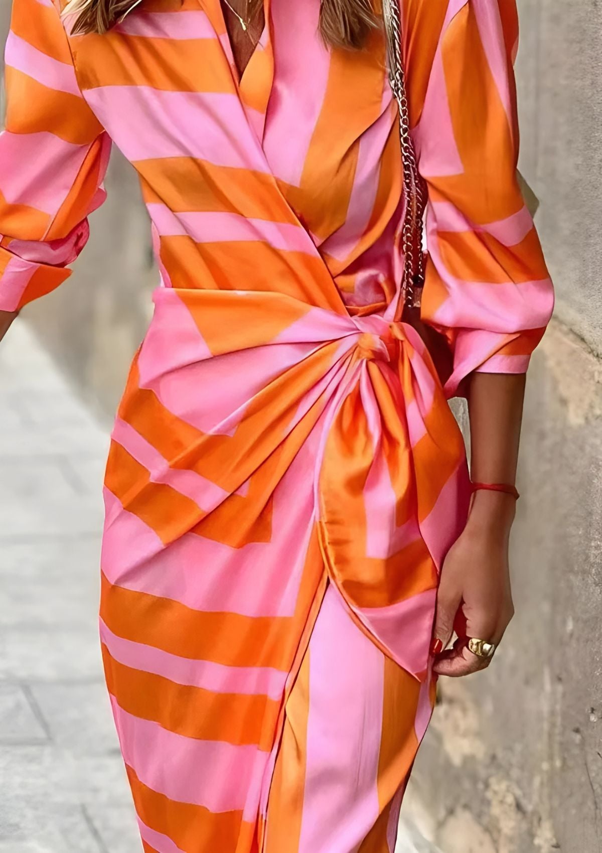 Alette / Robe portefeuille imprimée