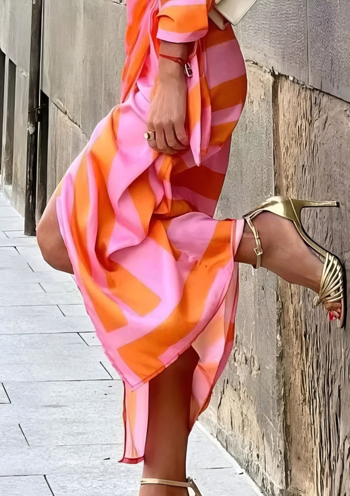 Alette / Robe portefeuille imprimée