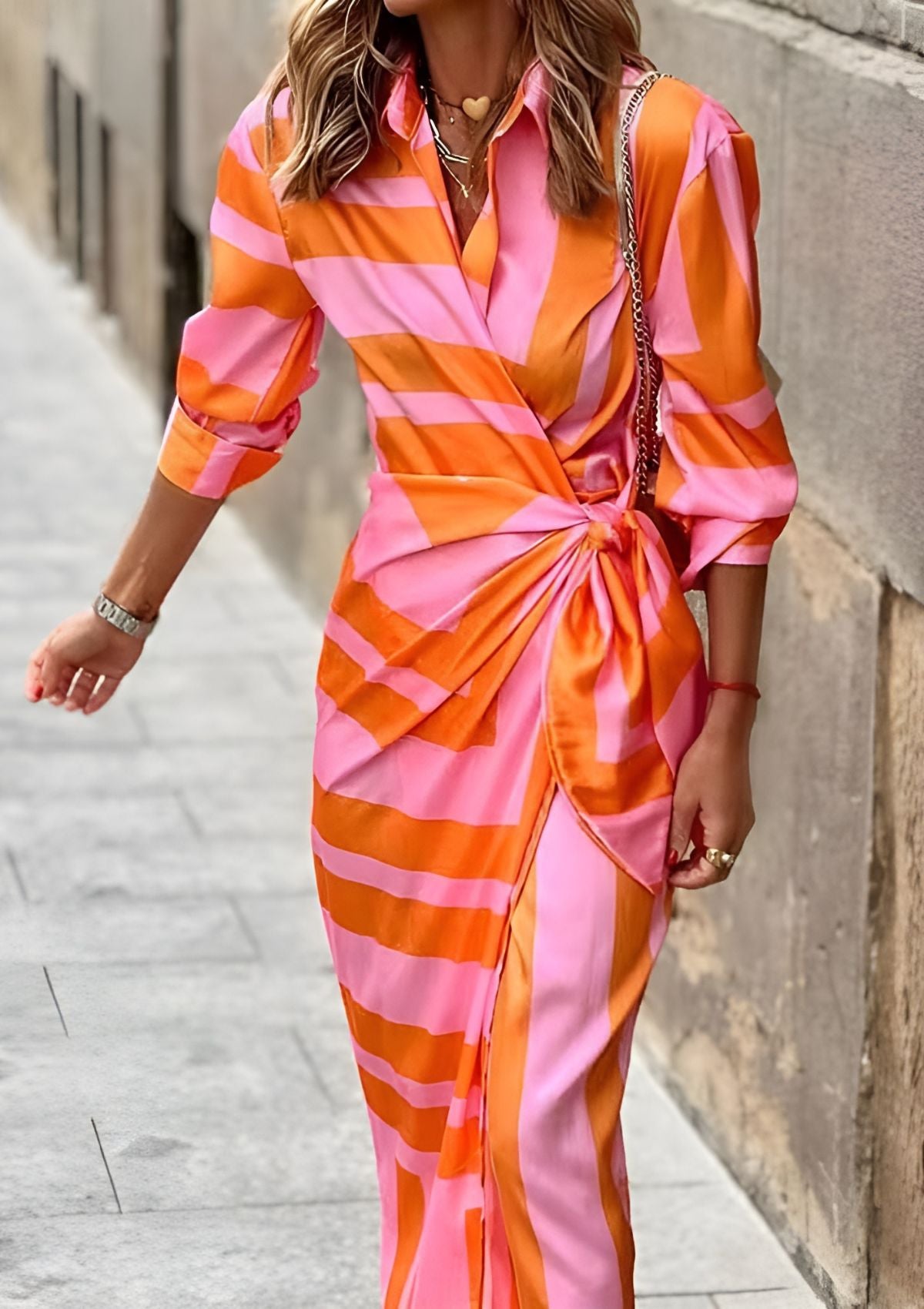 Alette / Robe portefeuille imprimée