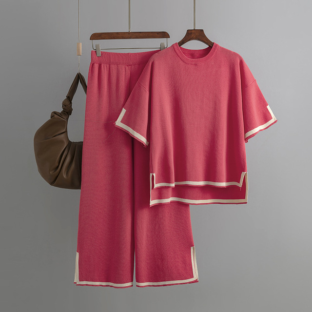 MAËLLE – ENSEMBLE ASSORTI INSPIRÉ DE LA MODE CORÉENNE, SOUPLE ET LÉGER