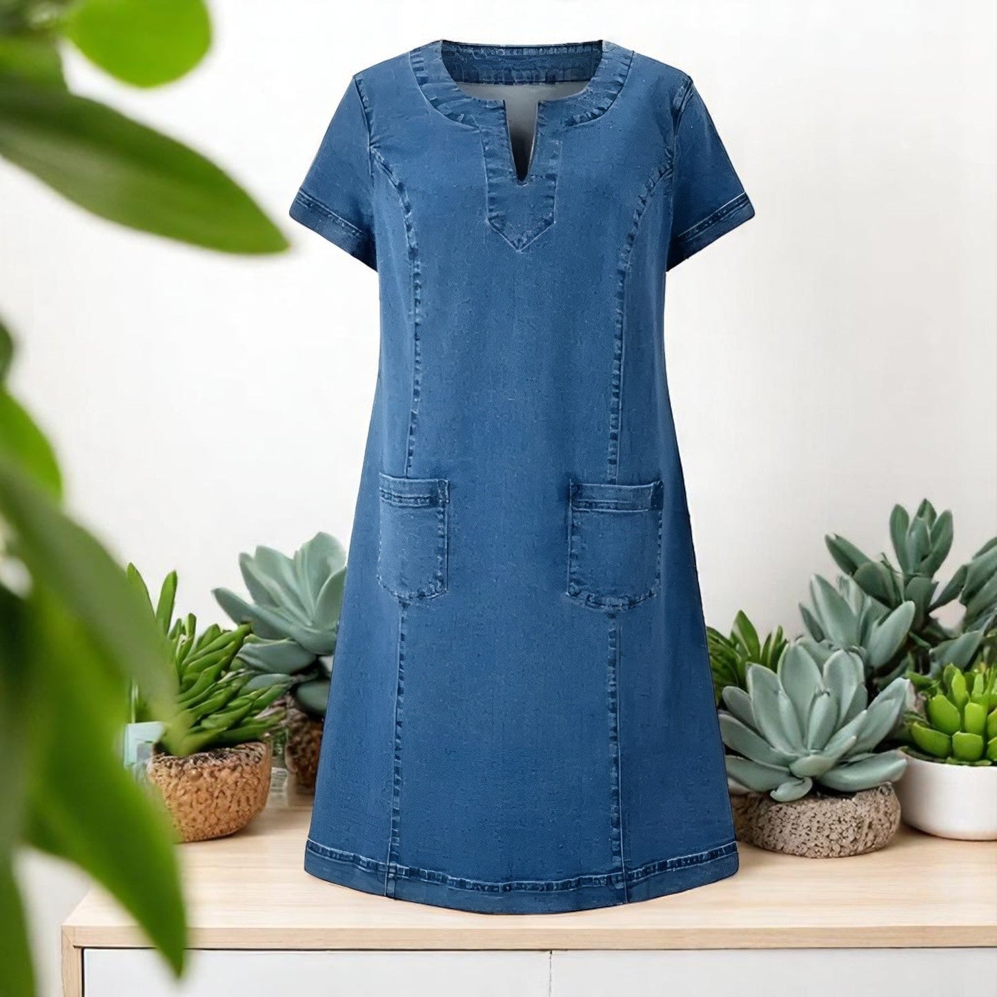 GAEG - ROBE EN JEAN DOUCE