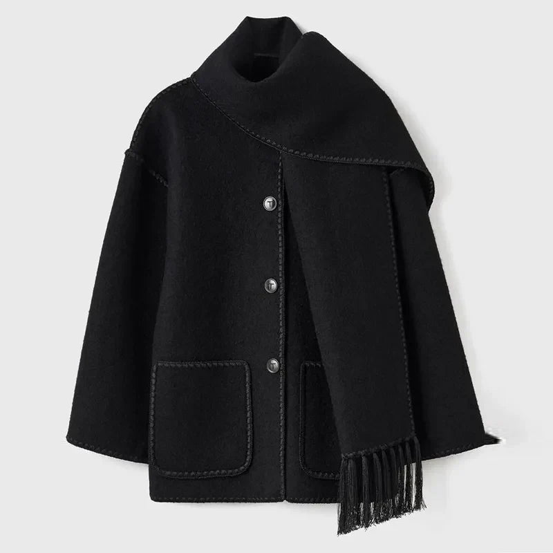 Chanel | Manteau écharpe élégant