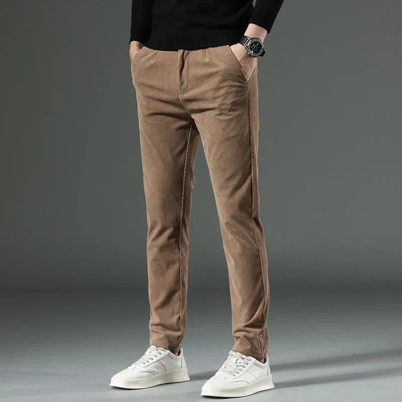 LOGAN - PANTALON EN VELOURS CÔTELÉ