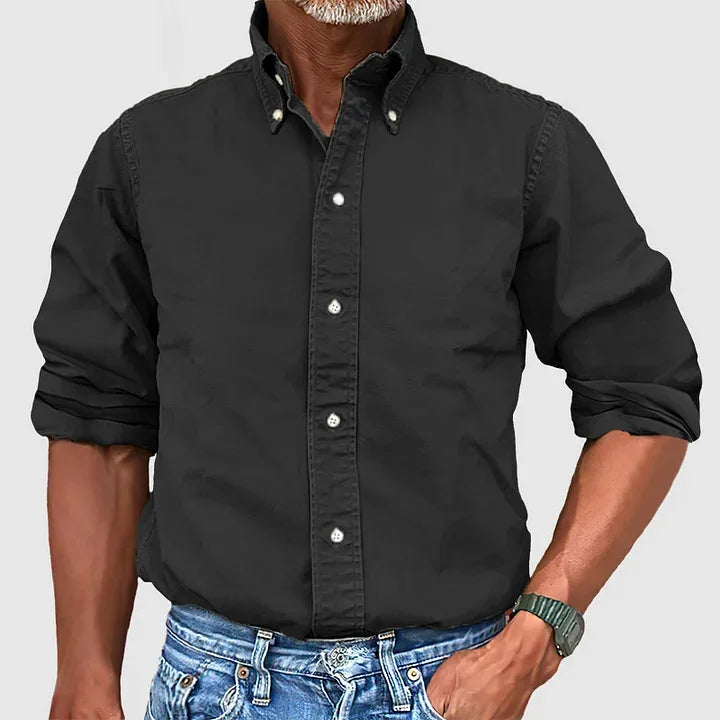 GARETH - CHEMISE EN COTON DOUILLET