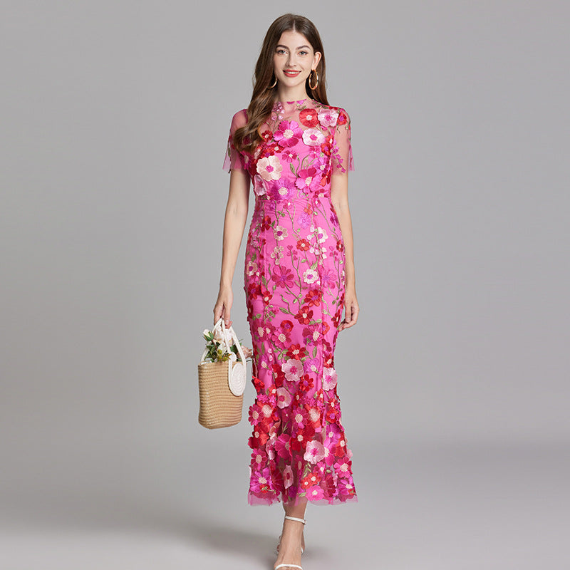 AGDE - ROBE FLEURIE