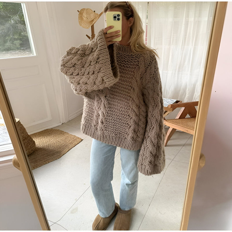 ZOEY | Pull tricoté surdimensionné
