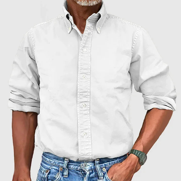 GARETH - CHEMISE EN COTON DOUILLET