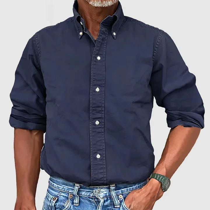 GARETH - CHEMISE EN COTON DOUILLET