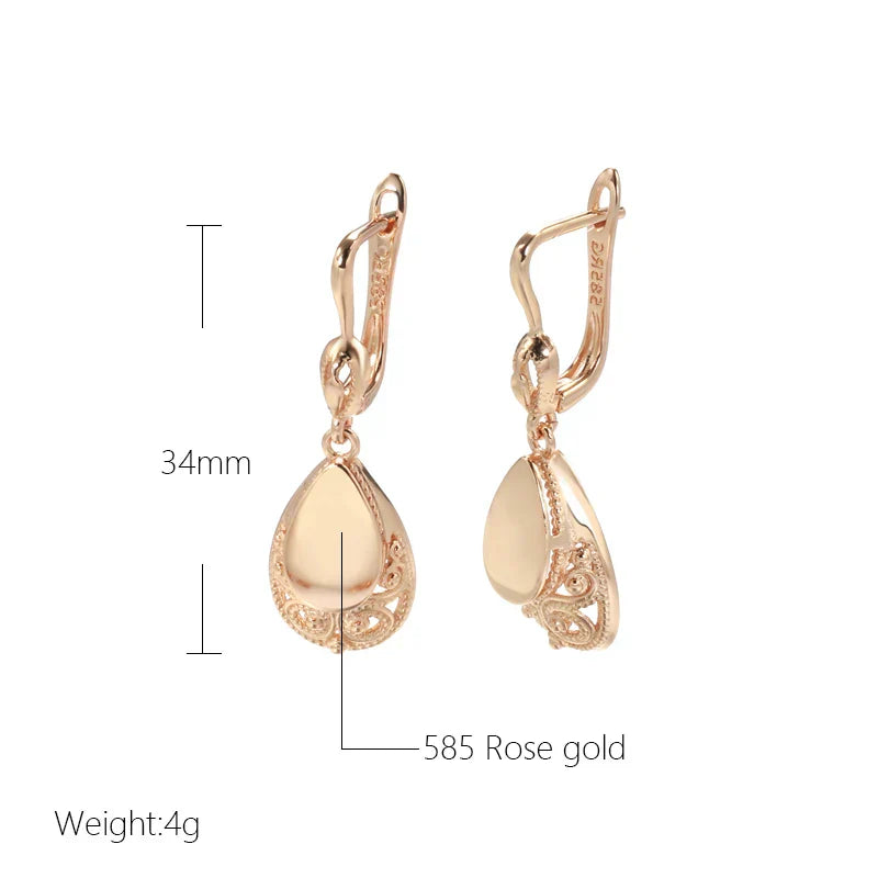 Boucles d'oreilles pendantes Merle