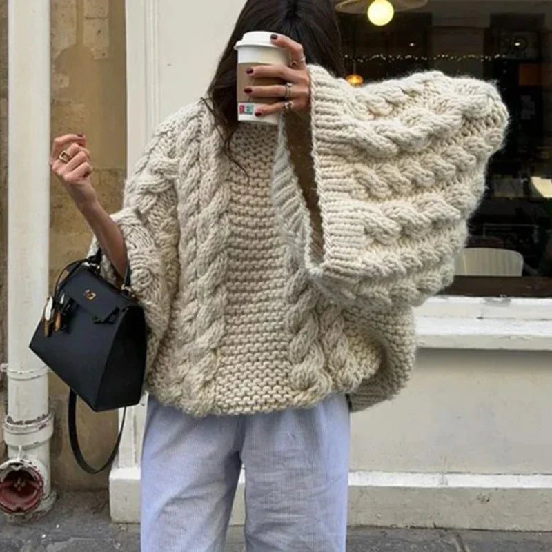 NORAH - CHALEUR DE SAISON PULL OVERSIZE