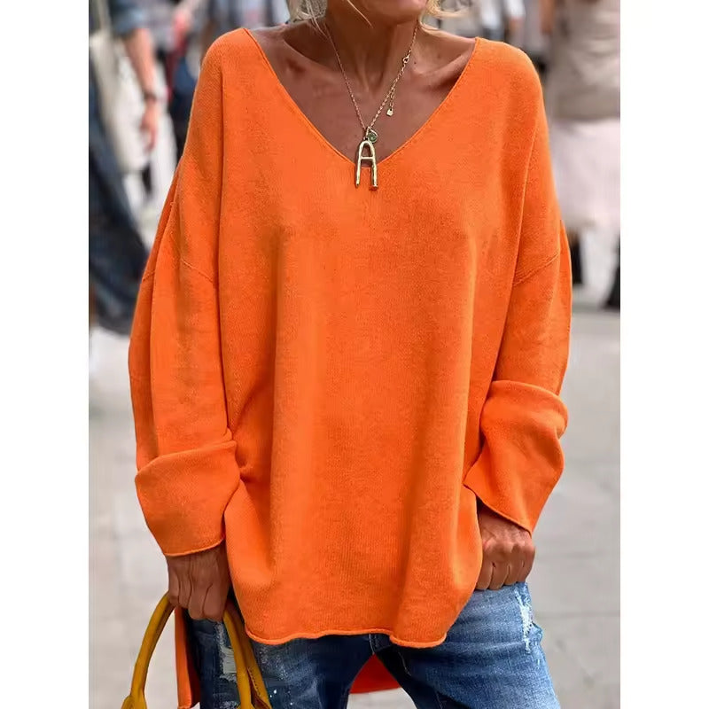PAULE - BLOUSE AMPLE À COL EN V