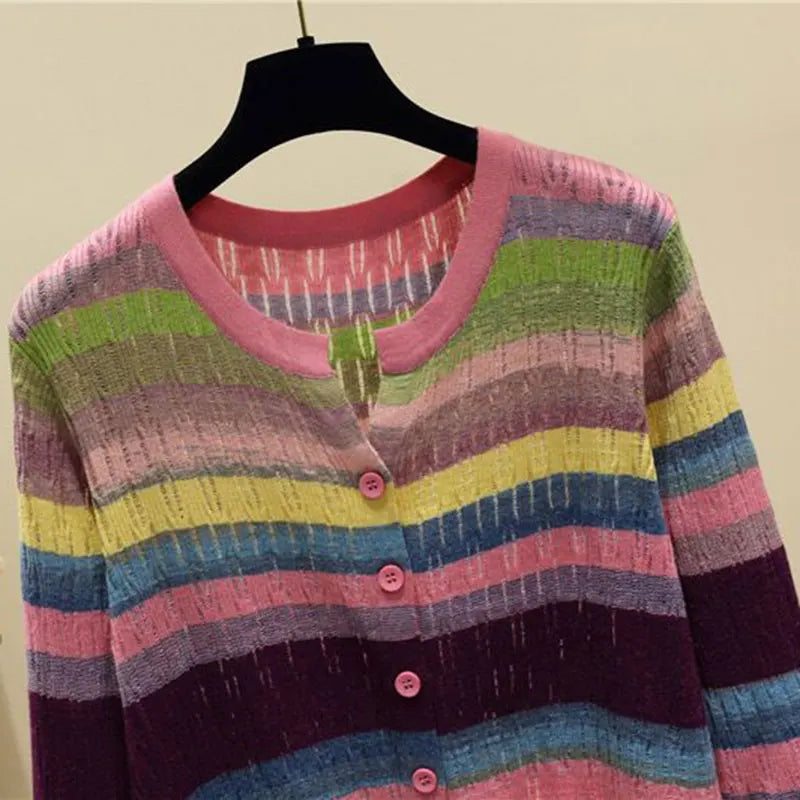 Myrne | Cardigan rayé d'inspiration vintage