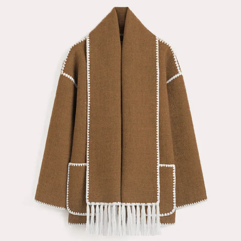 Chanel | Manteau écharpe élégant