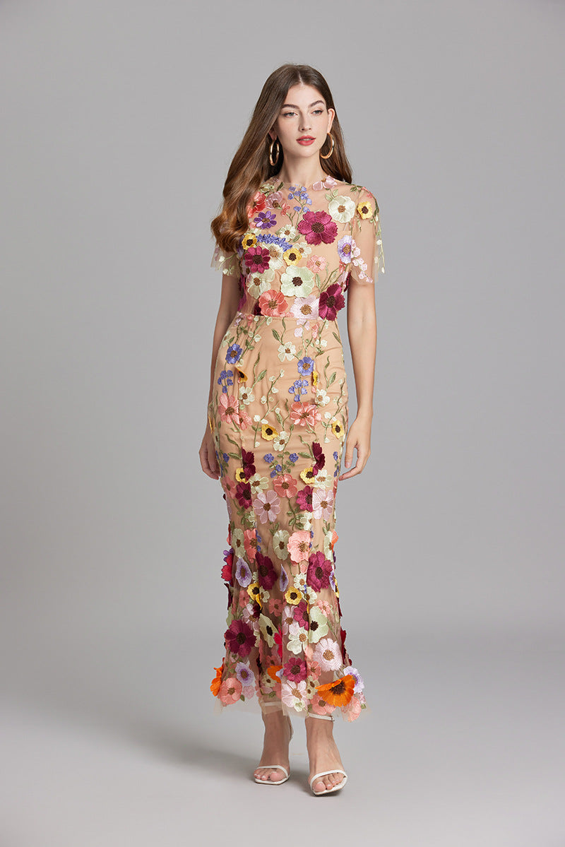 AGDE - ROBE FLEURIE
