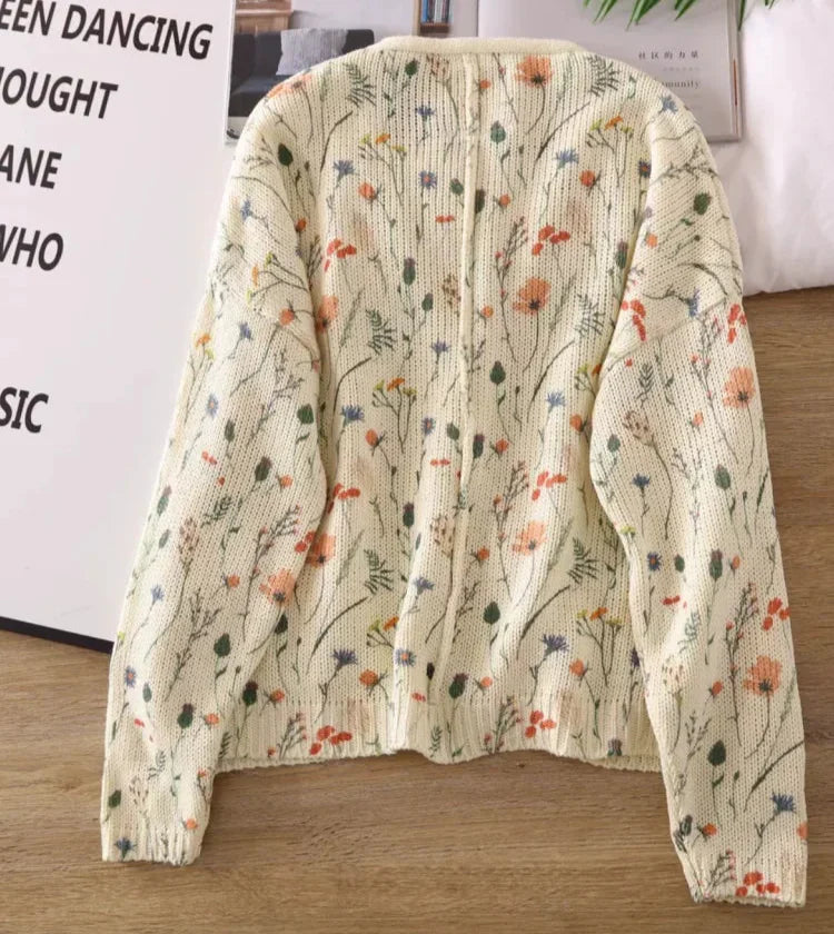 Sammy | Cardigan élégant à imprimé floral
