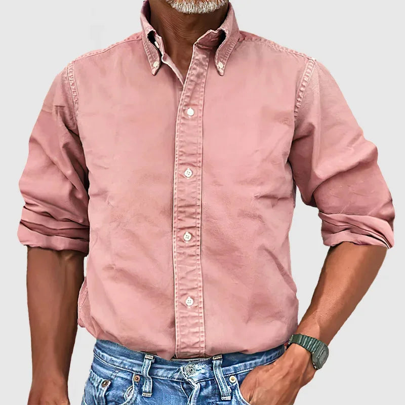 GARETH - CHEMISE EN COTON DOUILLET