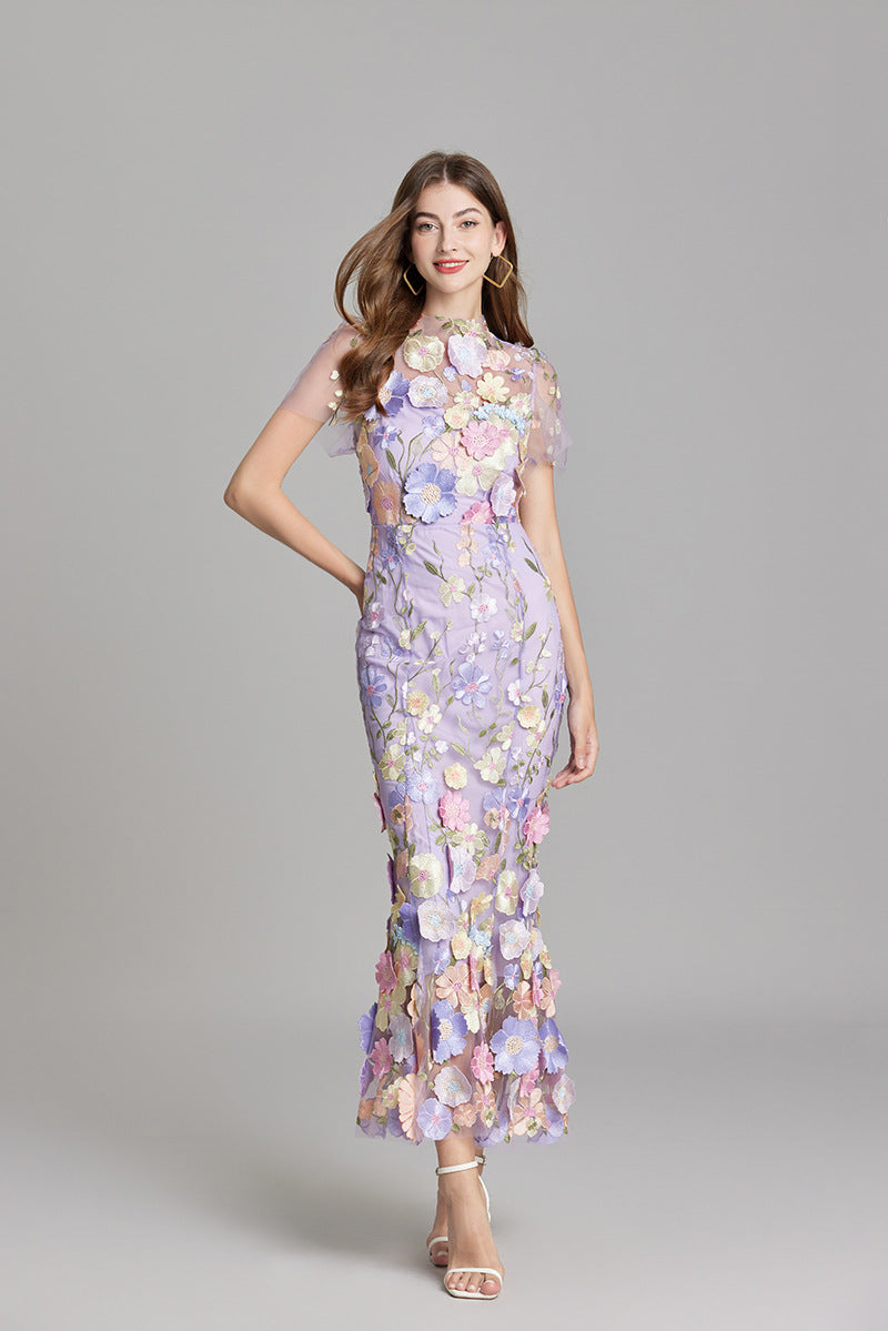AGDE - ROBE FLEURIE