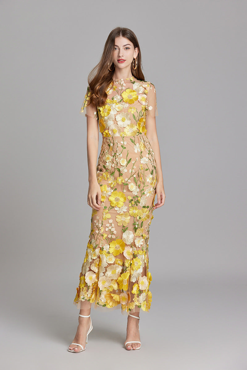 AGDE - ROBE FLEURIE