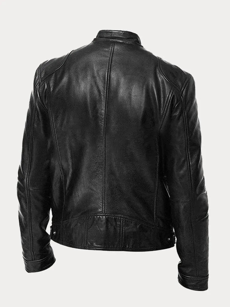 Victor™ | Veste en cuir décontractée : style et confort intemporels