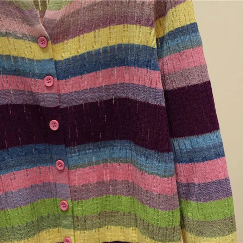 Myrne | Cardigan rayé d'inspiration vintage