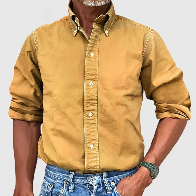 GARETH - CHEMISE EN COTON DOUILLET