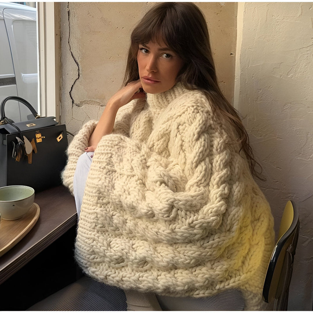 ZOEY | Pull tricoté surdimensionné