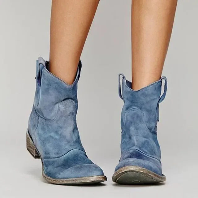 ÉLANA - BOTTINES RÉTRO À LA CHEVILLE