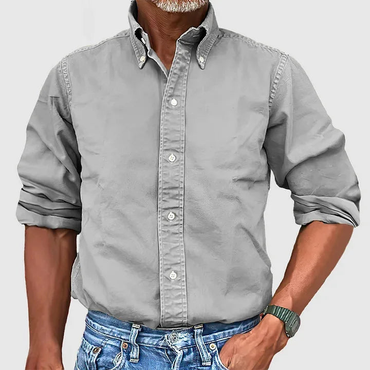 GARETH - CHEMISE EN COTON DOUILLET