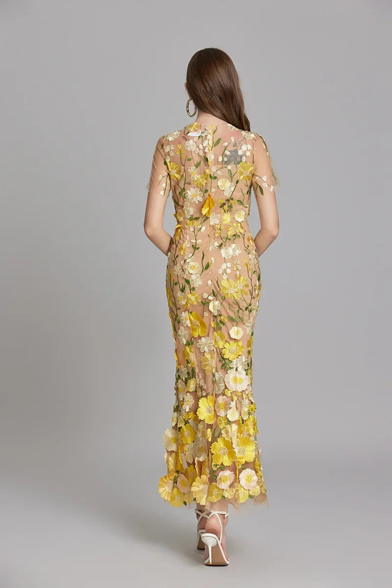AGDE - ROBE FLEURIE