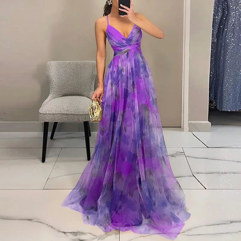 Gisèle | Robe longue florale flatteuse
